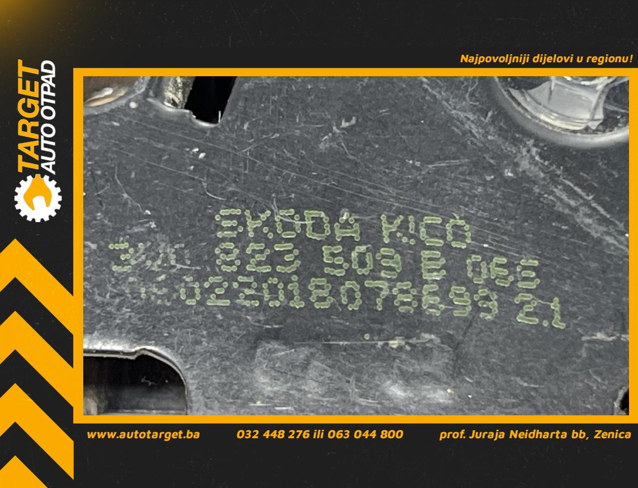 DIJELOVI BRAVA HAUBE SKODA SUPERB > 15-19 2.0 3V0823509B
