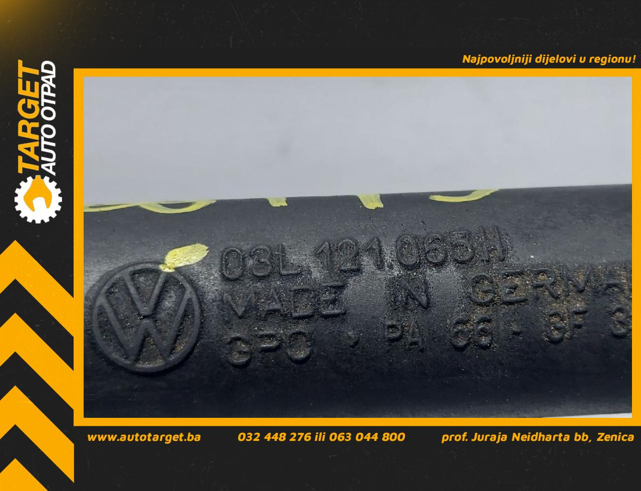 DIJELOVI CRIJEVO AUDI A4 (B8) > 07-11 03L121065N