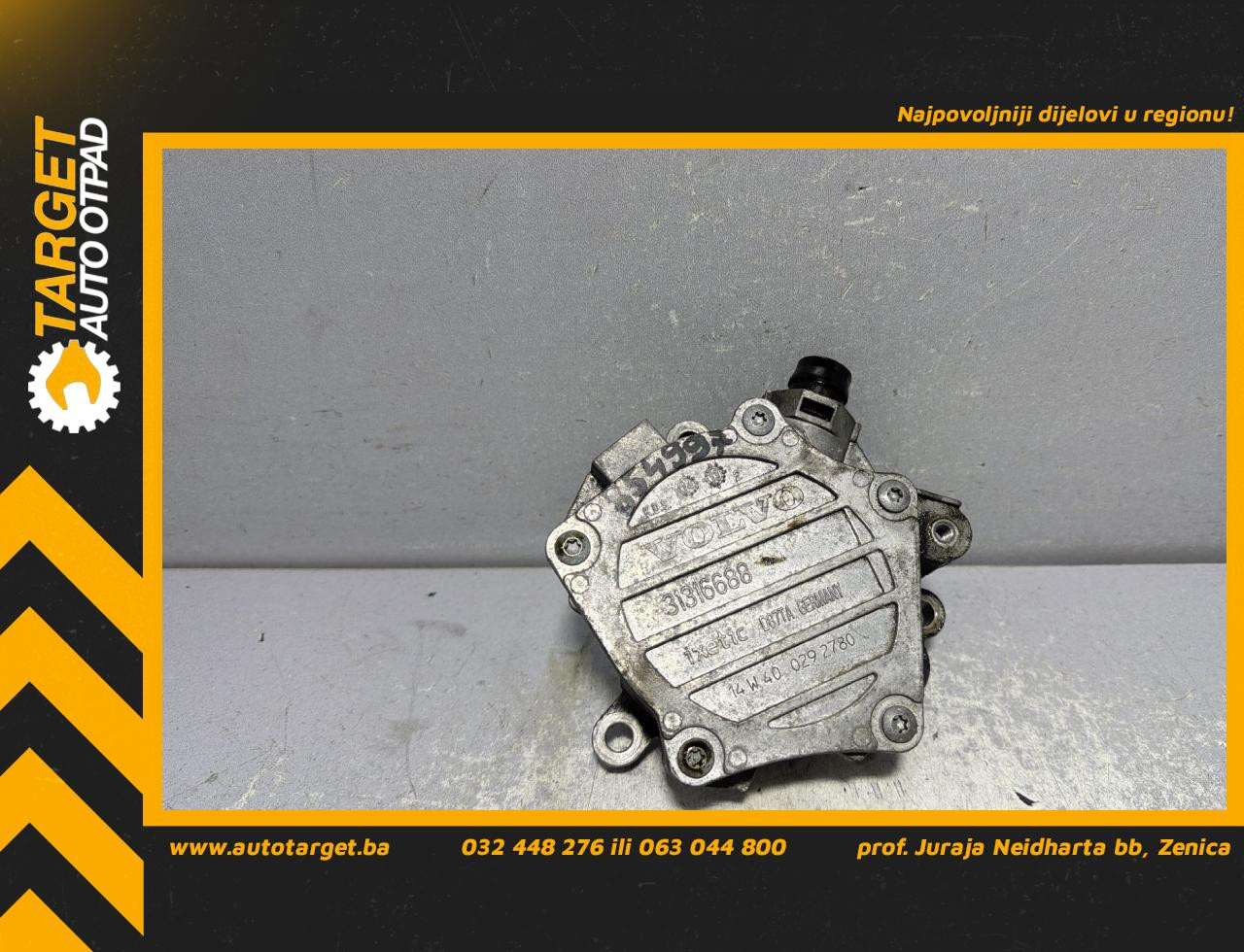 DIJELOVI VAKUM PUMPA VOLVO XC60 > 13-17 2.0 31316688
