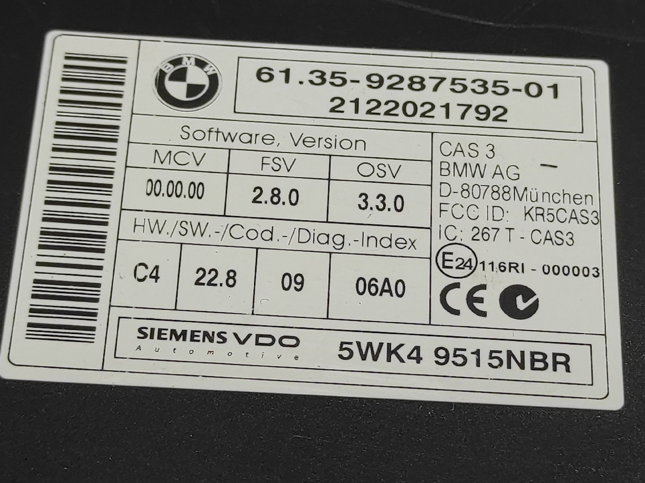 ELEKTRONIKA MODUL MINI MINI (R60) COUNTRYMAN > 10-17 92