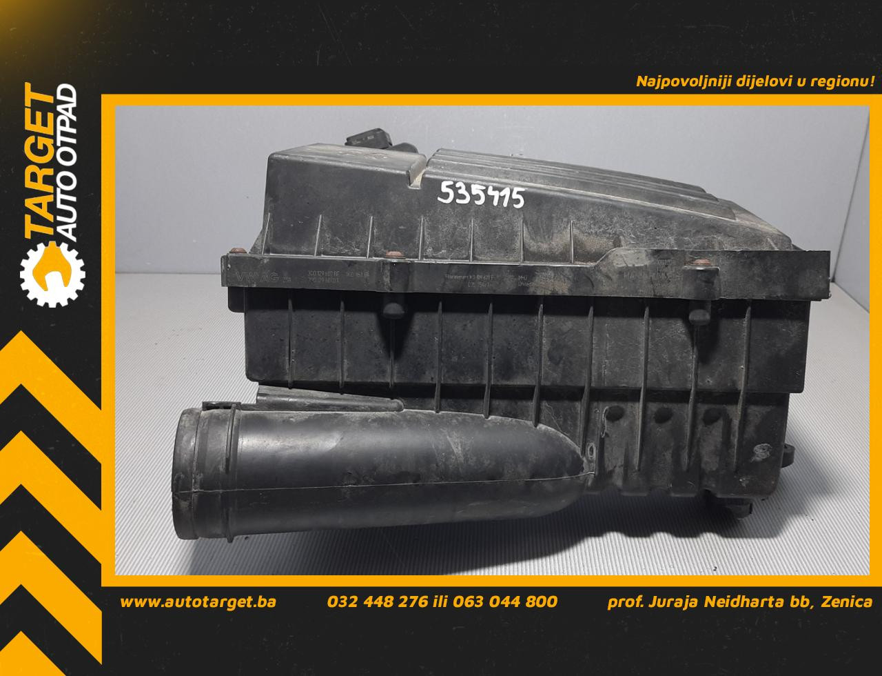 DIJELOVI KUCISTE FILTERA ZRAKA VW CADDY > 10-15 3C0129607BE