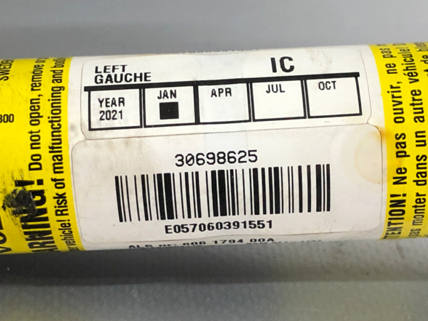 KROVNI AIRBAG VOLVO S40/V50 > 04-07 30698625