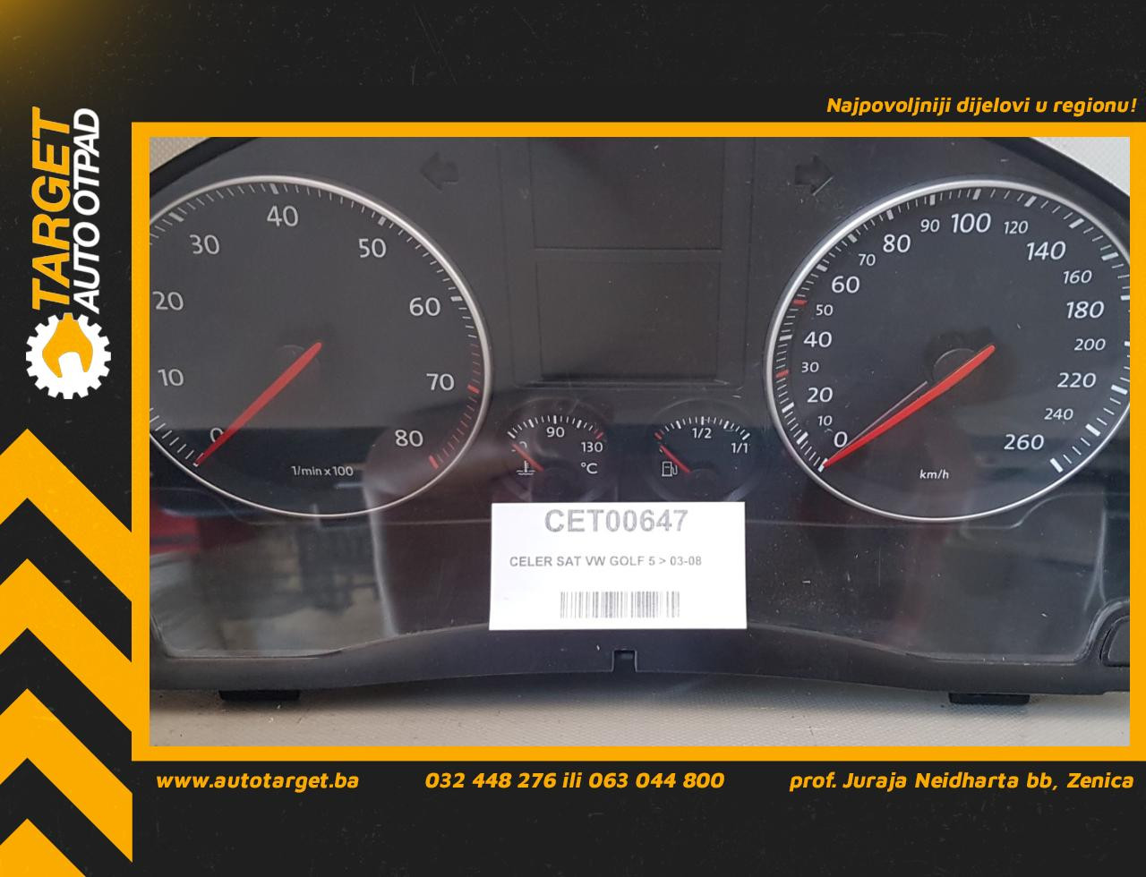 DIJELOVI CELER SAT VW GOLF 5 > 03-08 1K0920852A