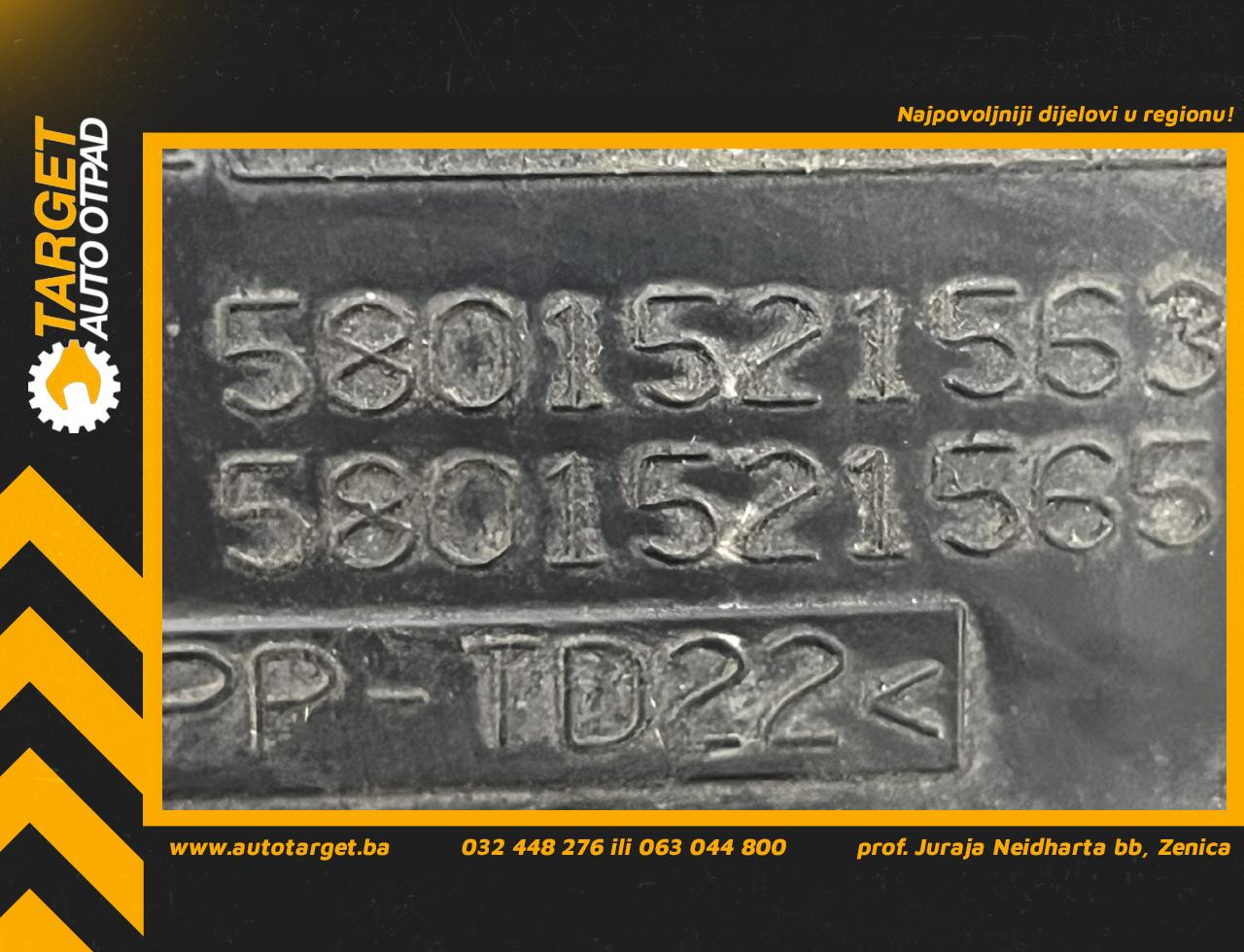 DIJELOVI RUB BLATOBRANA IVECO DAILY > 14- 3.0 5801521563