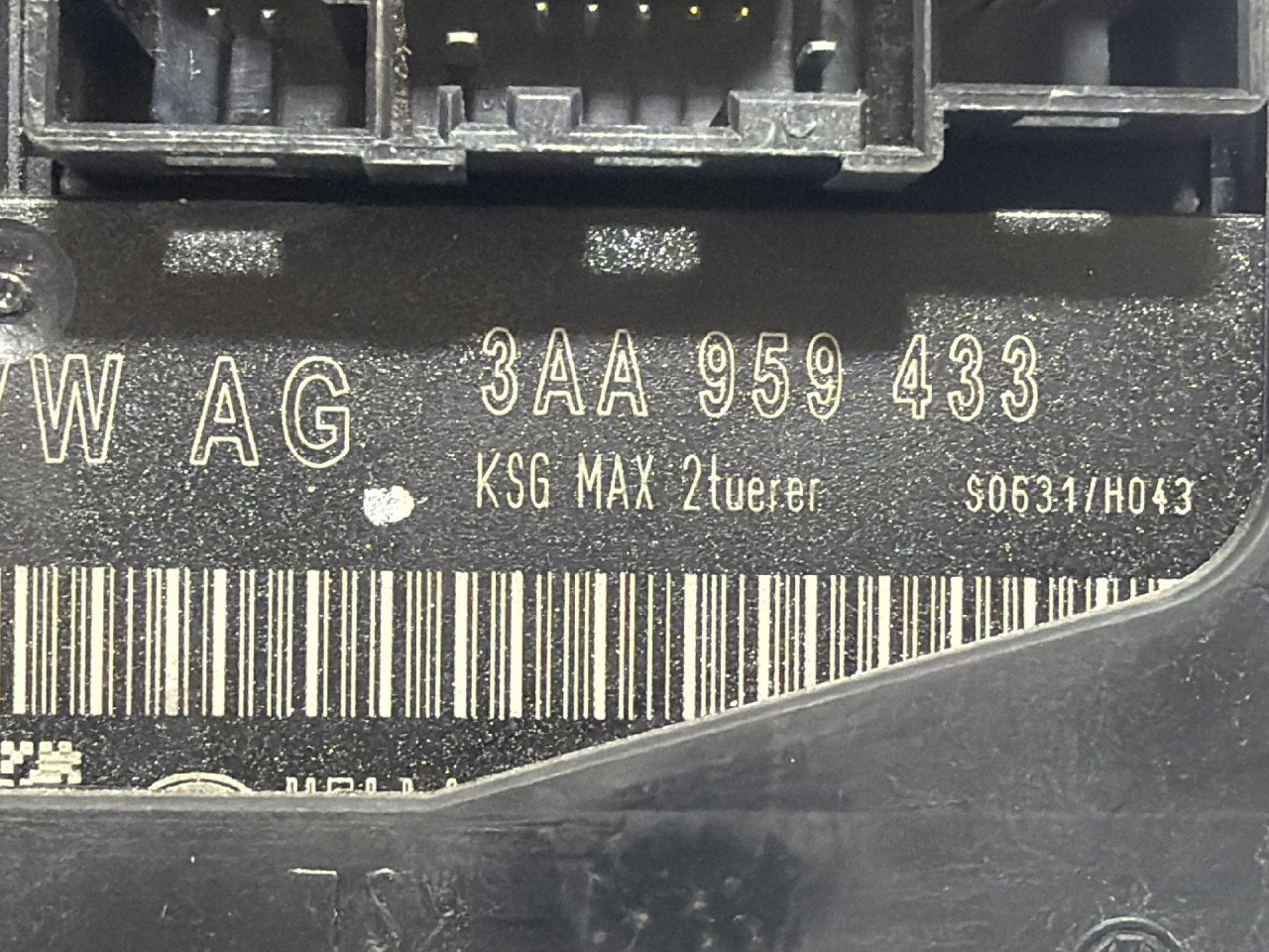 DIJELOVI KOMFORT ELEKTRONIKA VW PASSAT B7 > 10-14 1.6 3AA959433