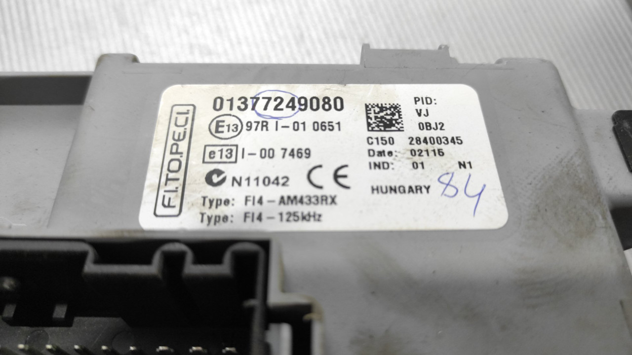ELEKTRONIKA MODUL FIAT QUBO > 08-16 01377249080