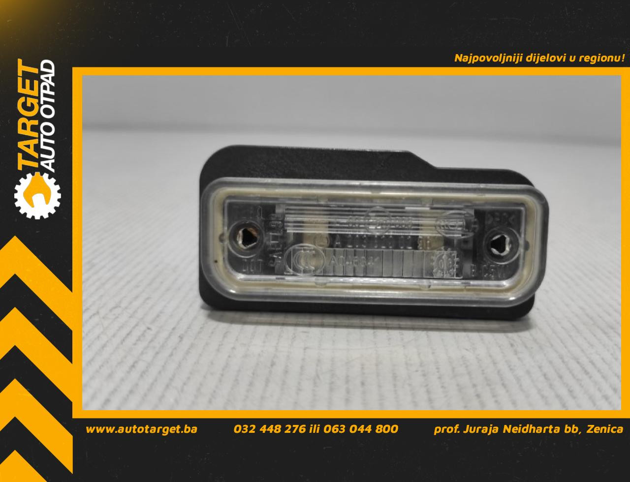 DIJELOVI RASVJETA TABLICA MERCEDES CLS > 04-11 A2038200256