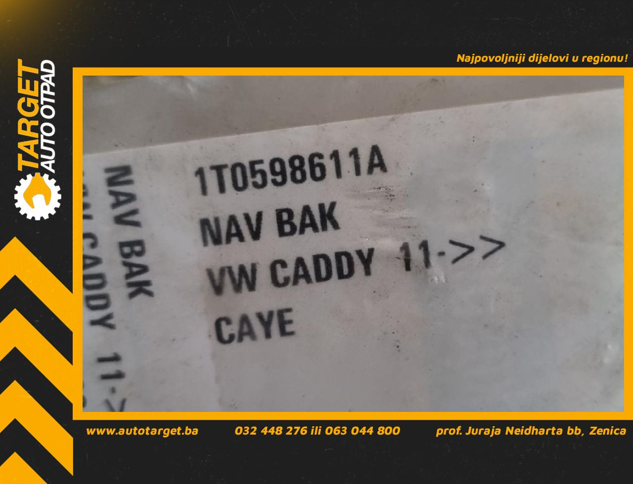 DIJELOVI LEZAJ TOCKA VW CADDY > 10-15 1T0598611A