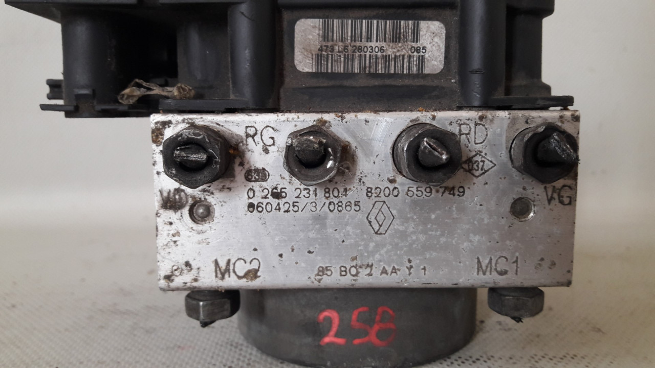 ABS ELEKTRONIKA RENAULT CLIO > 05-09 8200559749 0265231