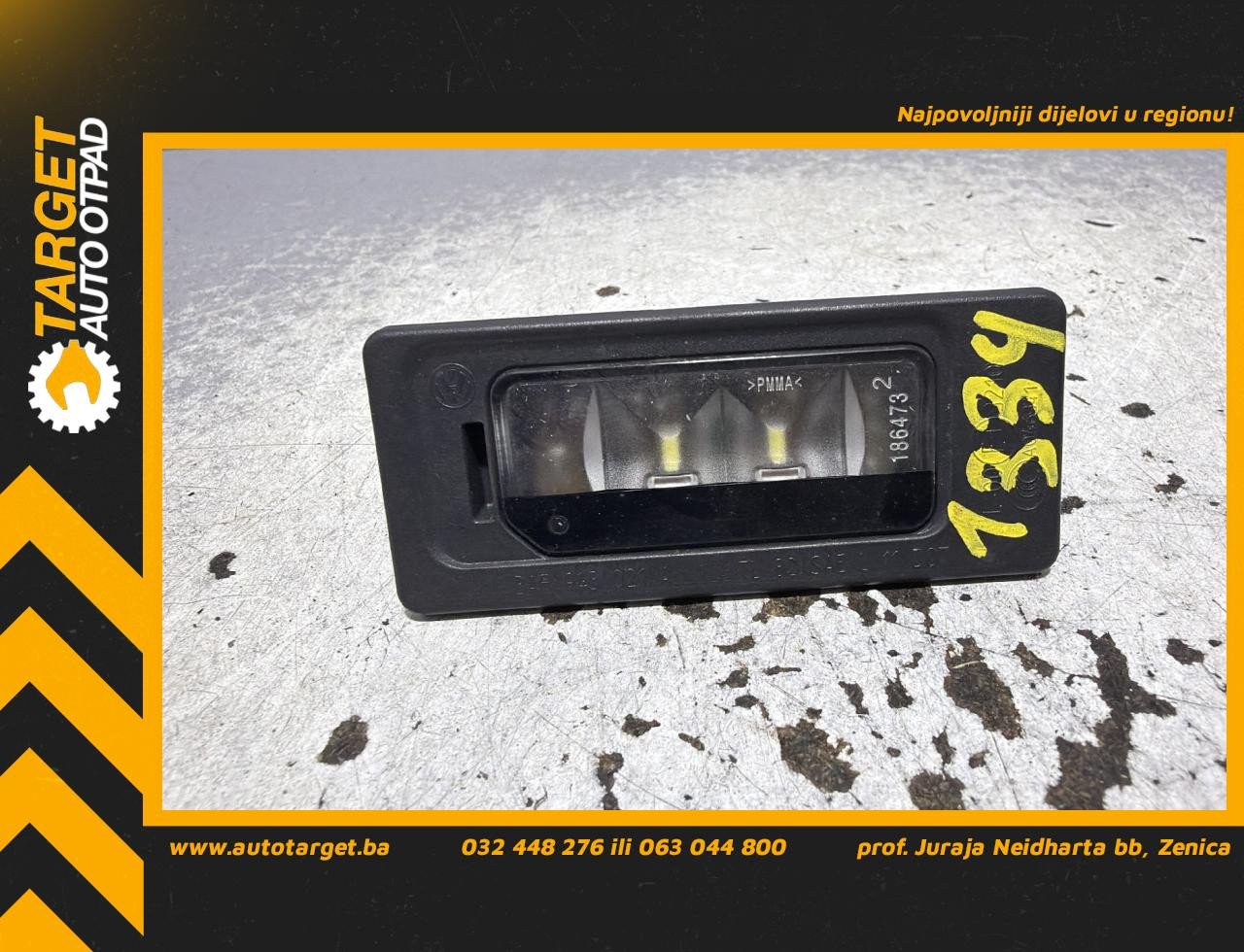 DIJELOVI RASVJETA TABLICA VW GOLF 7 SW > 13- 2.0 3AF943021A