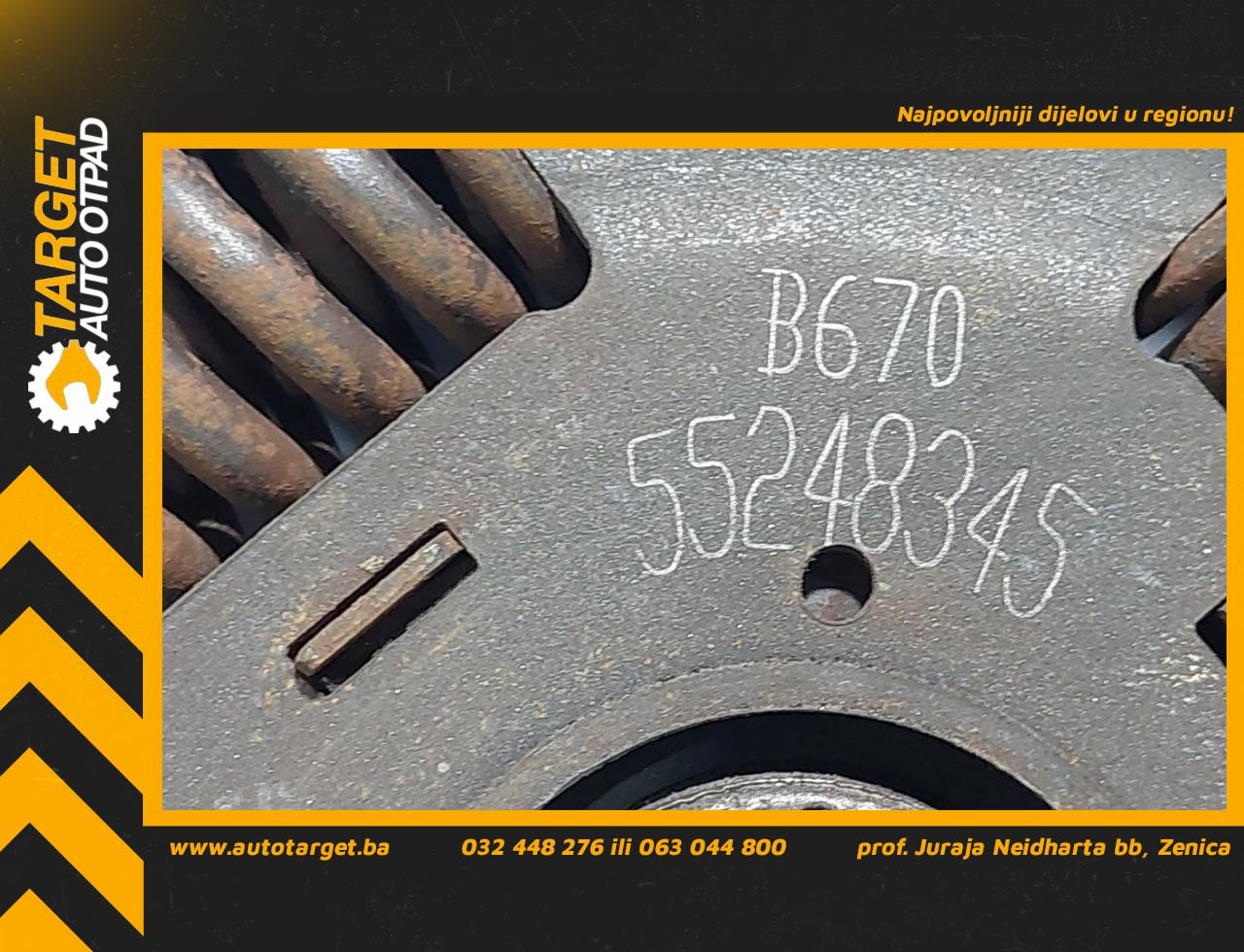 DIJELOVI LAMELA FIAT 500 > 07-15 1.2 55248345