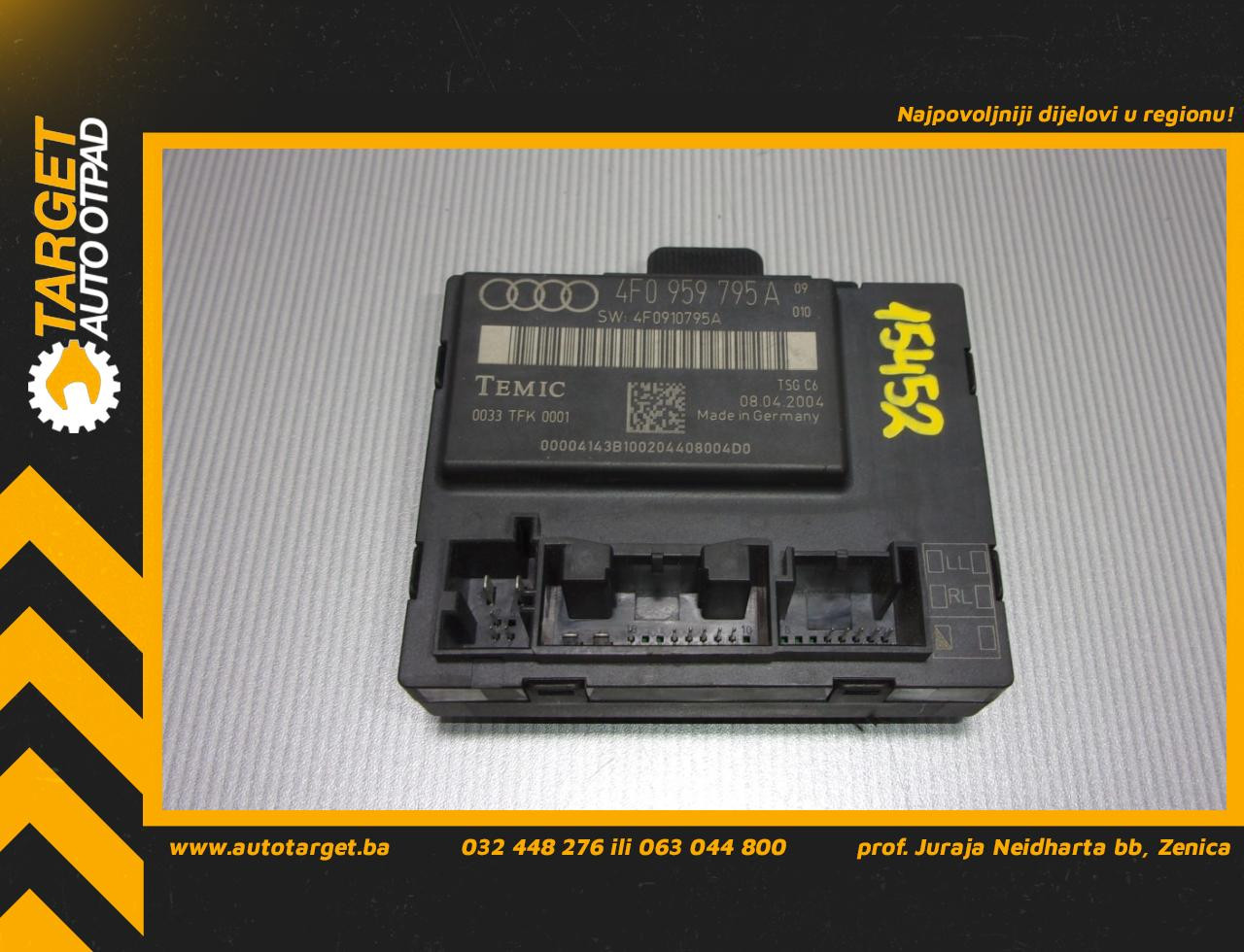 DIJELOVI ELEKTRONIKA MODUL VRATA AUDI A6 > 04-08 4F0959795A