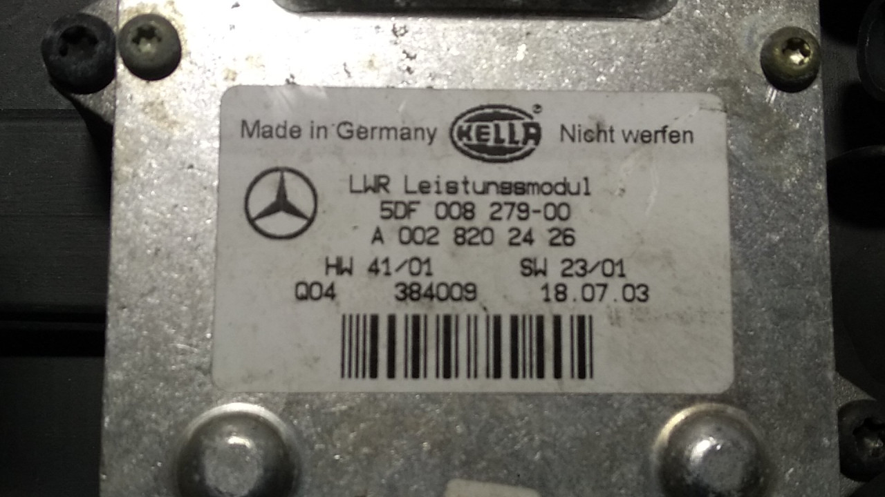 BALAST FARA MERCEDES E KLASA (W211) > 02-07 A0028202426