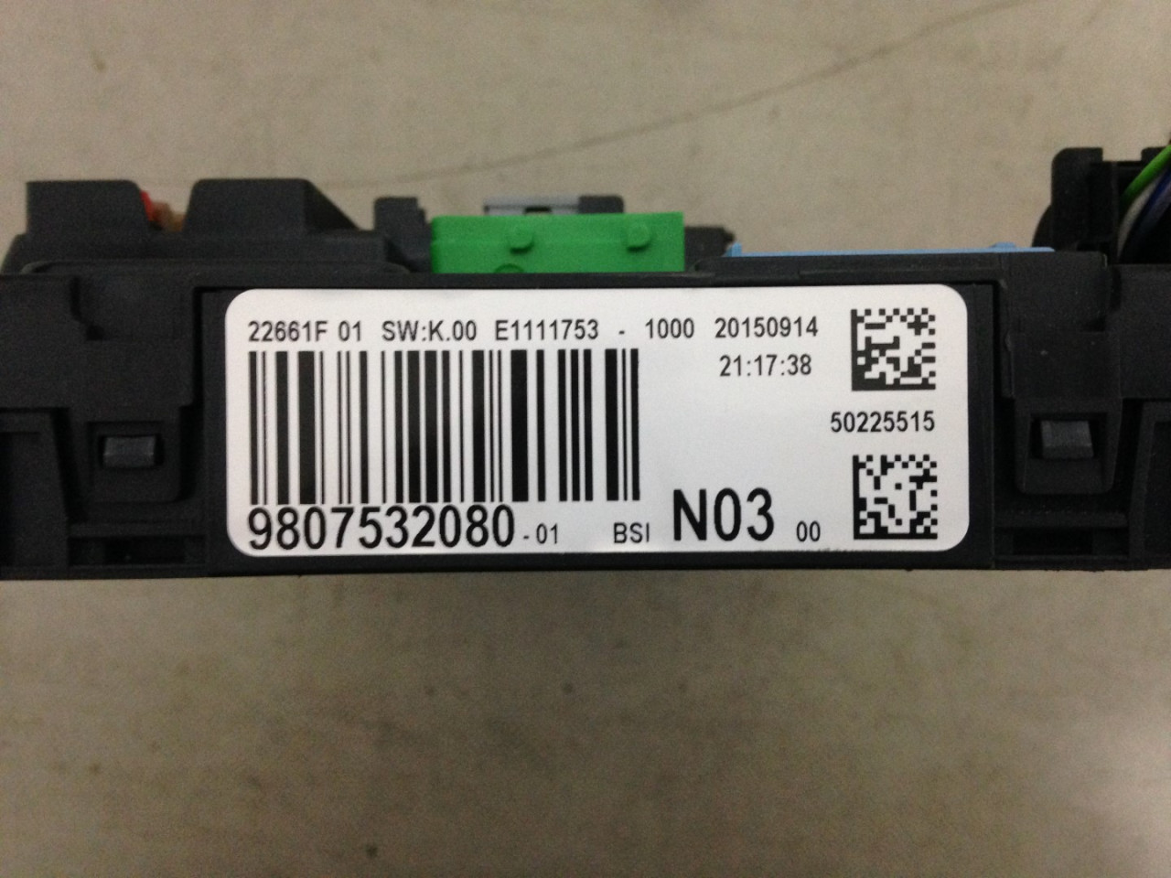 ELEKTRONIKA MODUL PEUGEOT 208 > 12-15 PG326052 98075320