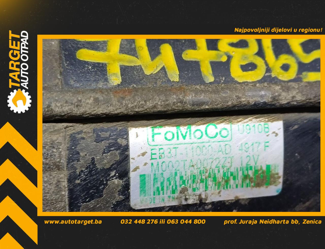 DIJELOVI ALNASER FORD RANGER > 16- 2.2 EB3T11000AD