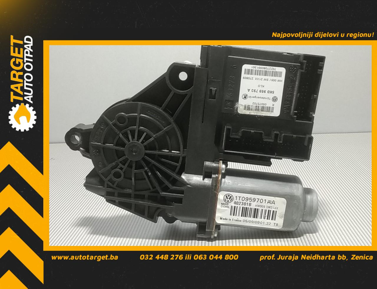 MOTORIC PODIZACA STAKLA SKODA OCTAVIA > 08-13 1T0959701AA
