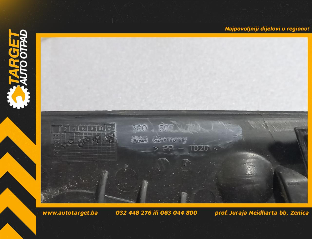 DIJELOVI NOSAC BRANIKA VW PASSAT B6 > 05-10 3C0807724