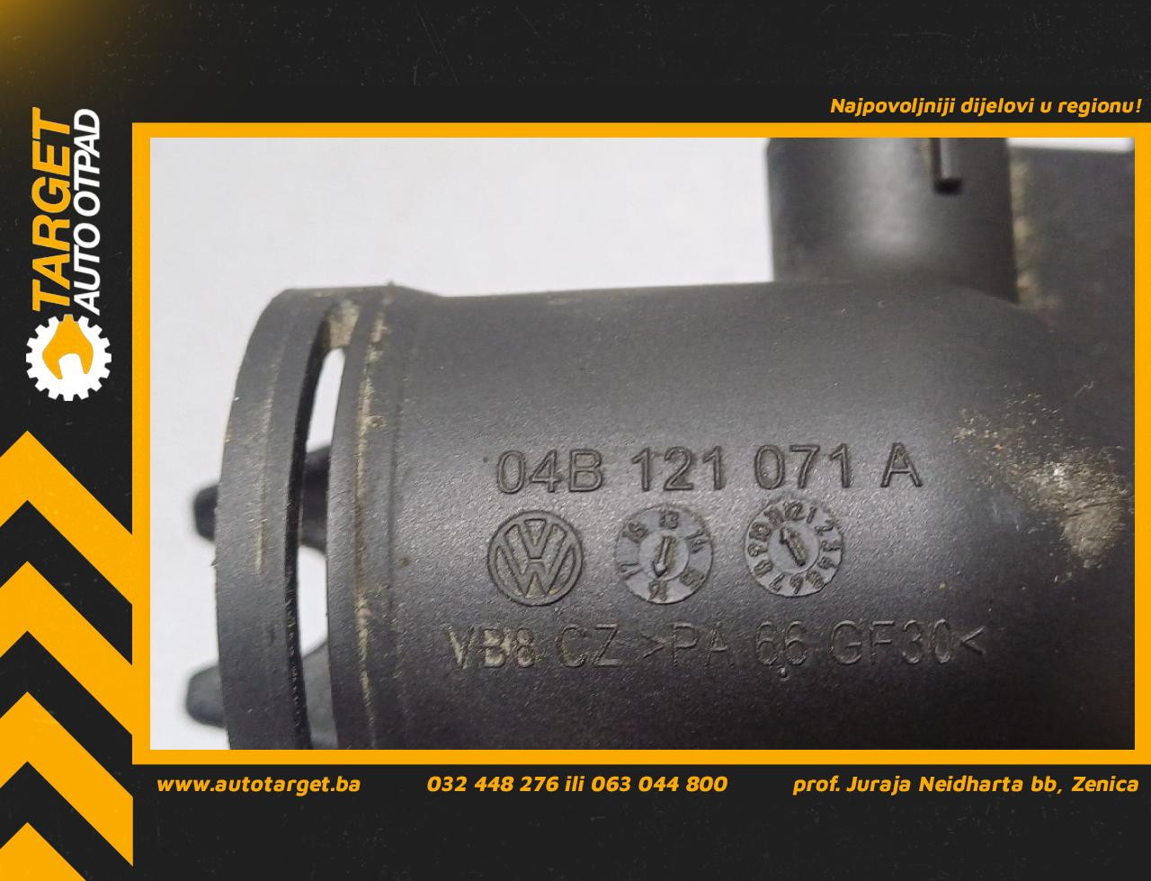 DIJELOVI CRIJEVO SKODA FABIA > 14- 1.4 04B121071A