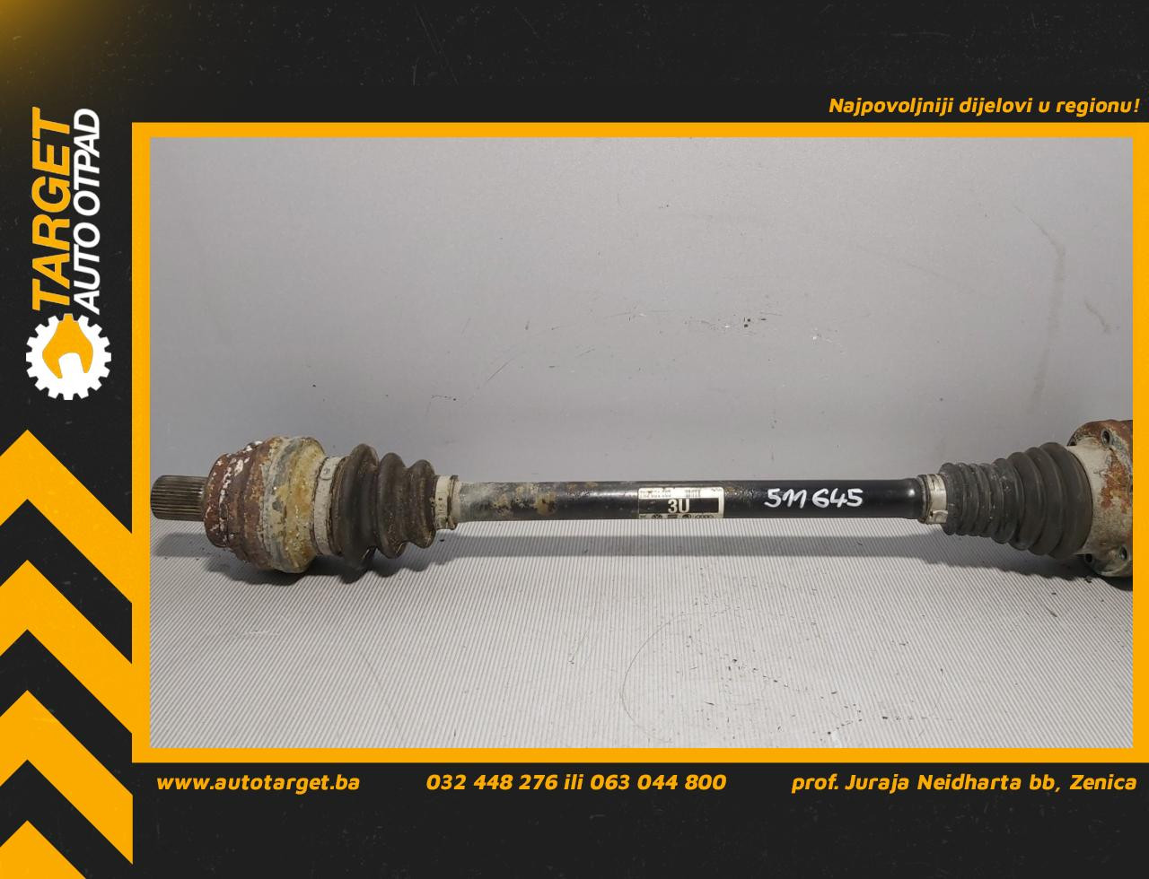 DIJELOVI POLUOSOVINA SEAT ALHAMBRA > 10- 7N0501203