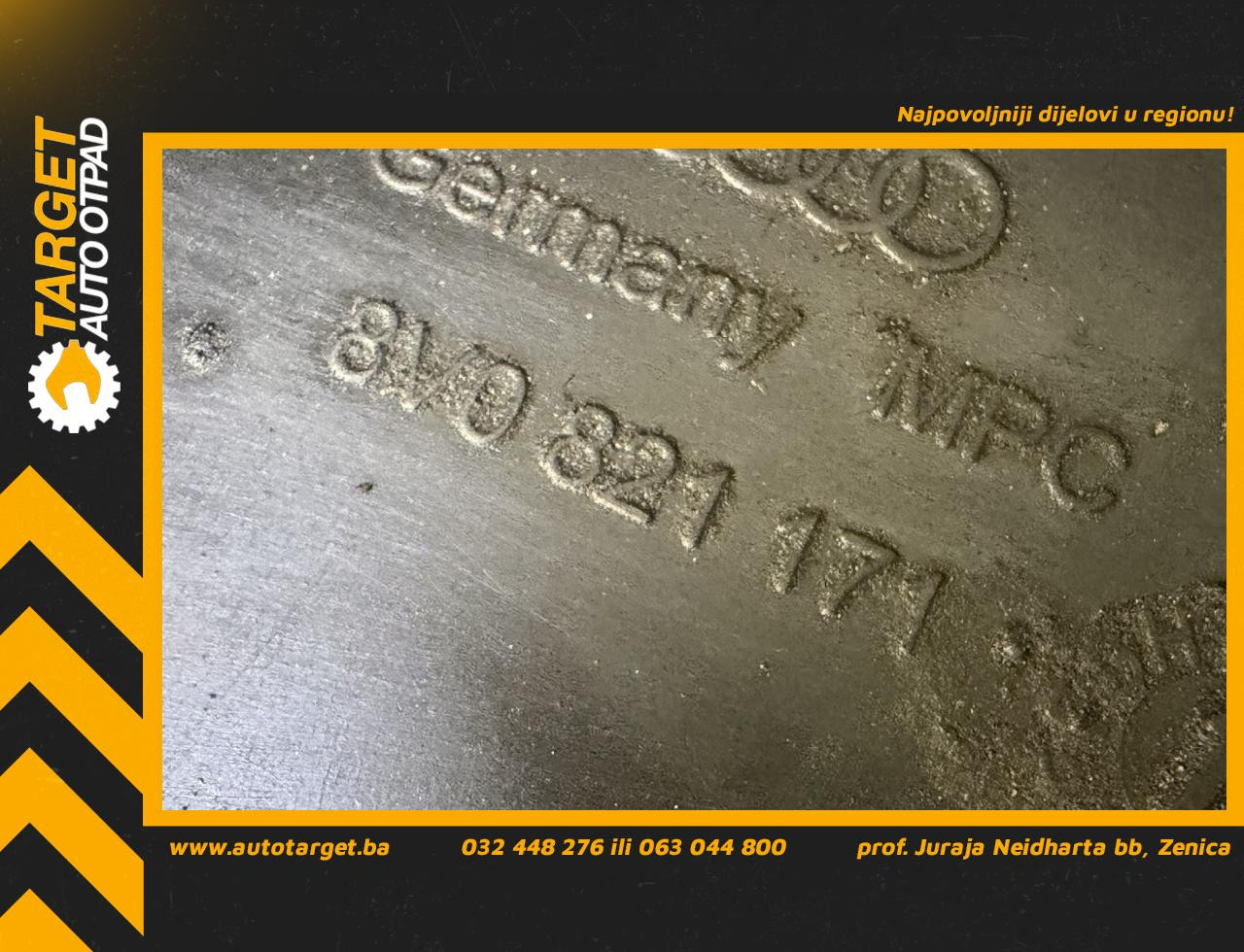 UNUTRASNJI BLATOBRAN AUDI A3 (8V1/8VA) > 12-16 8V0821171
