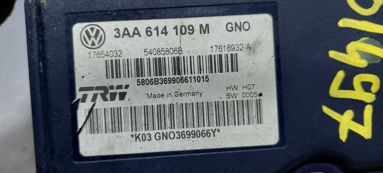 ABS ELEKTRONIKA VW PASSAT B7 > 10-14 3AA614109M