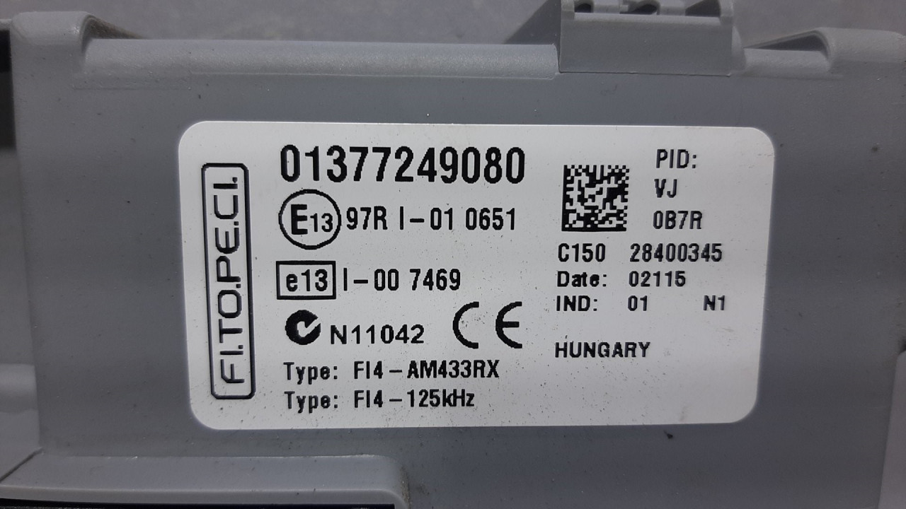 ELEKTRONIKA MODUL FIAT QUBO > 08-16 01377249080