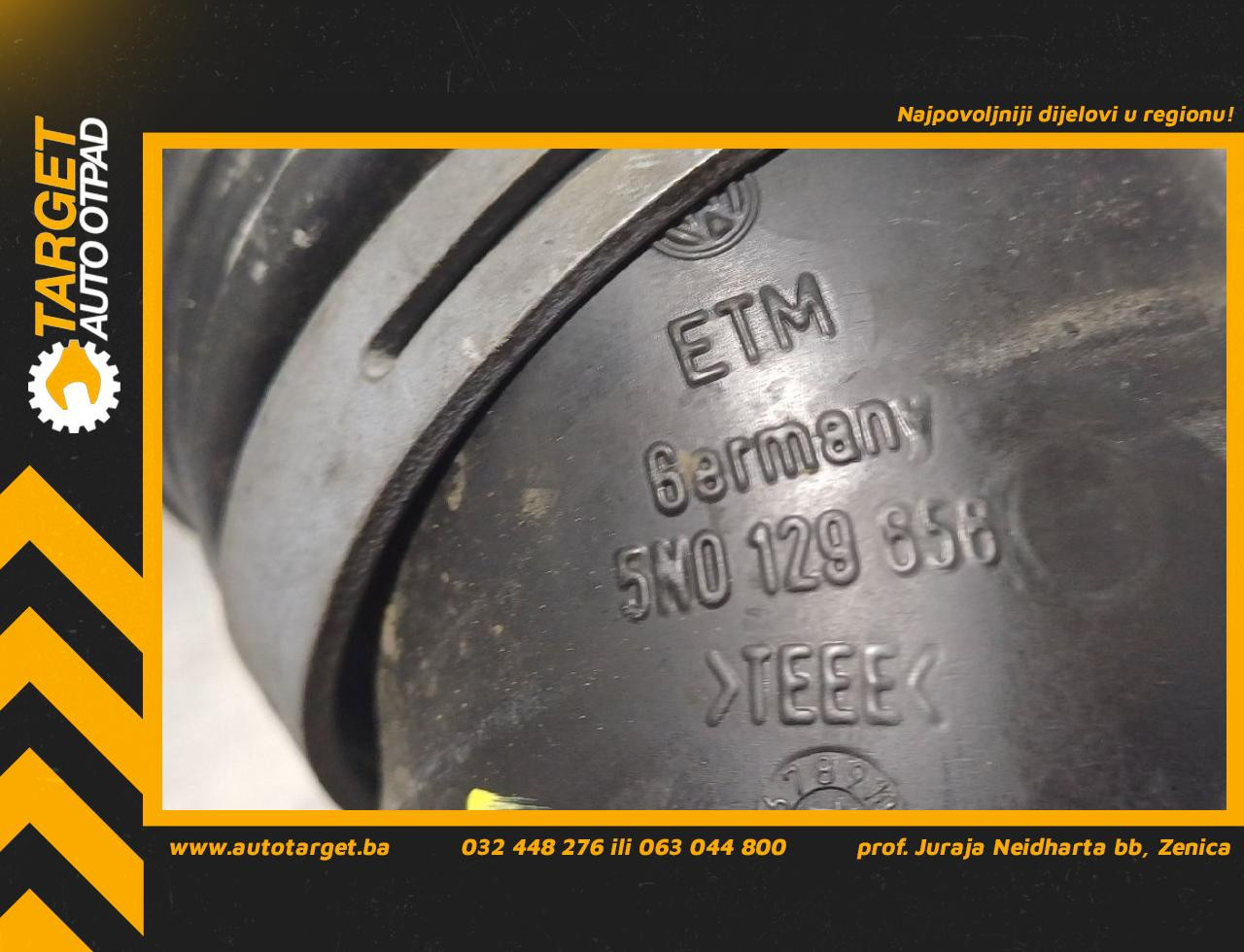 DIJELOVI CRIJEVO VW TIGUAN > 11-15 2.0 5N0129658