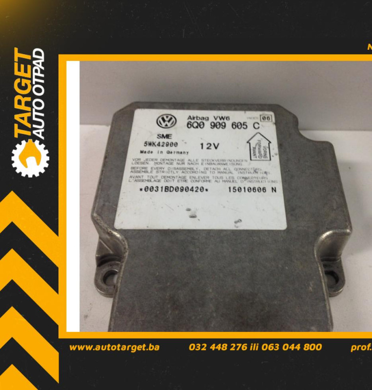 ELEKTRONIKA AIRBAGA VW PASSAT B5 > 00-05 6Q0909605C