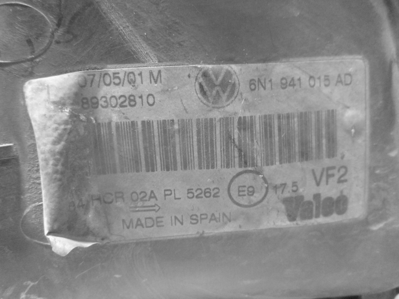 DIJELOVI FAR VW POLO > 95-99 VW020013 6N1941015AD