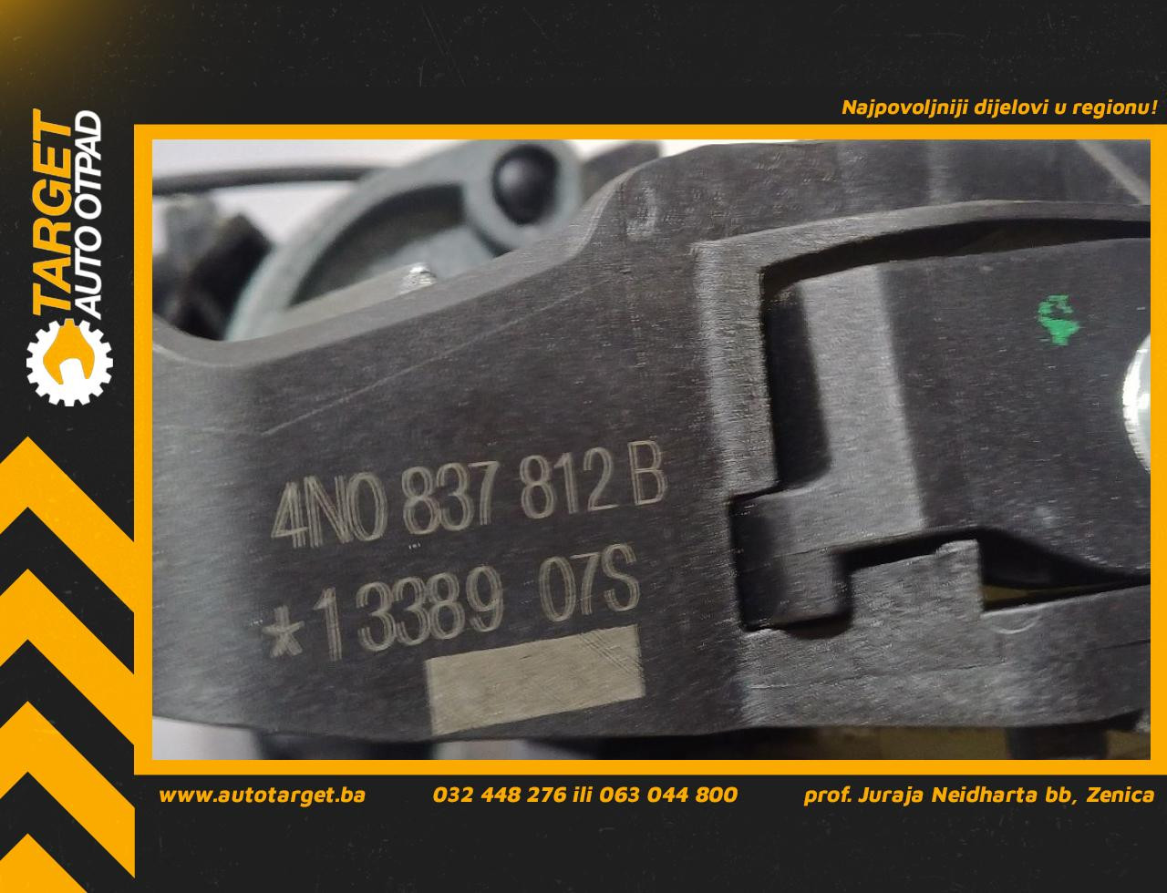 DIJELOVI RUCKA VRATA AUDI A6 4K > 18- 2.0 4N0837812B