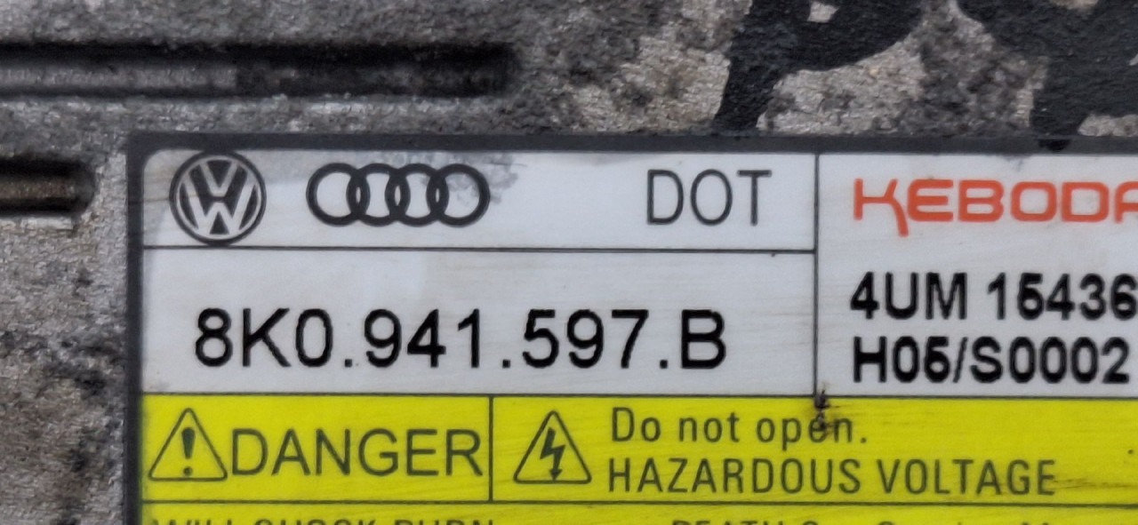 DIJELOVI BALAST FARA AUDI A3 (8V1/8VA) > 12-16 2.0 8K0941597B