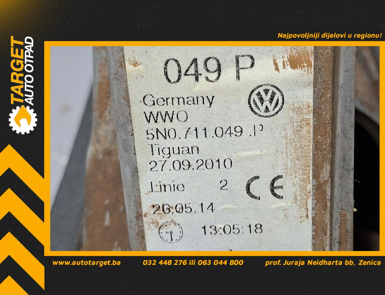 DIJELOVI SALTEBLA VW TIGUAN > 11-15 2.0 5N0711049P