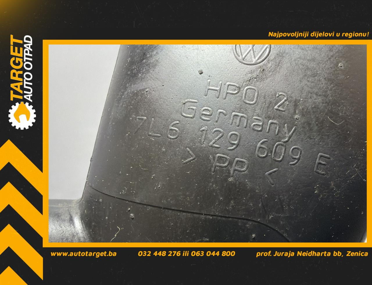 DIJELOVI CRIJEVO AUDI Q7 (4L) > 09-15 3.0 7L6129609E