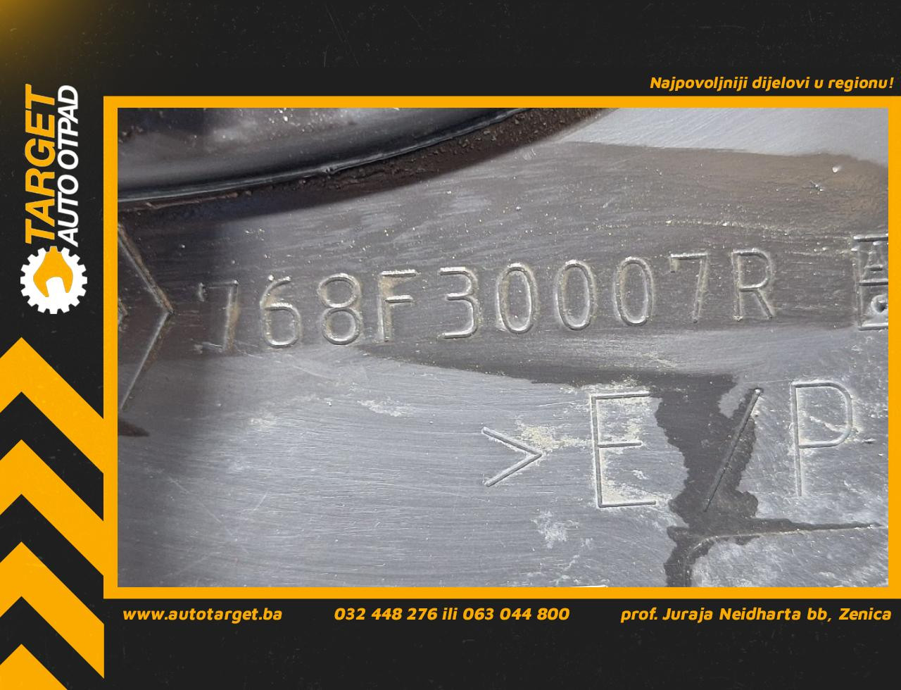 DIJELOVI PLASTIKA BRANIKA RENAULT MASTER > 14- 2.3 768F30007R