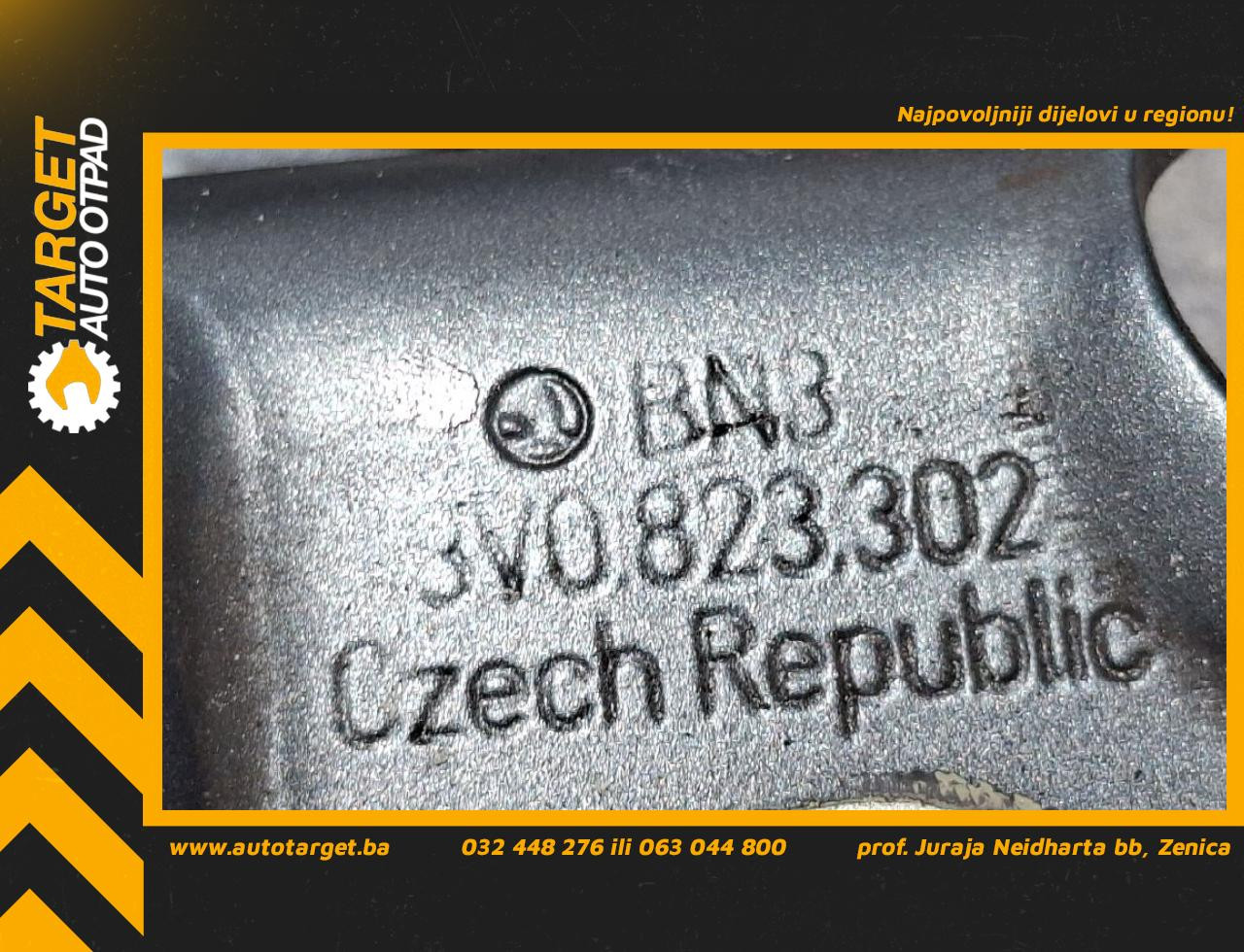 DIJELOVI SKARE OD HAUBE SKODA SUPERB > 19- 2.0 3V0823302