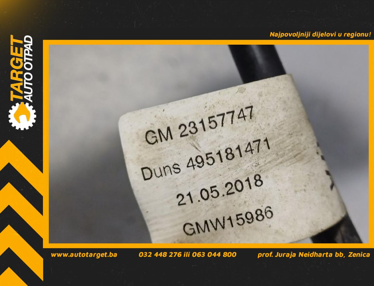 DIJELOVI CRIJEVO OPEL INSIGNIA > 17-19 1.6 23157747