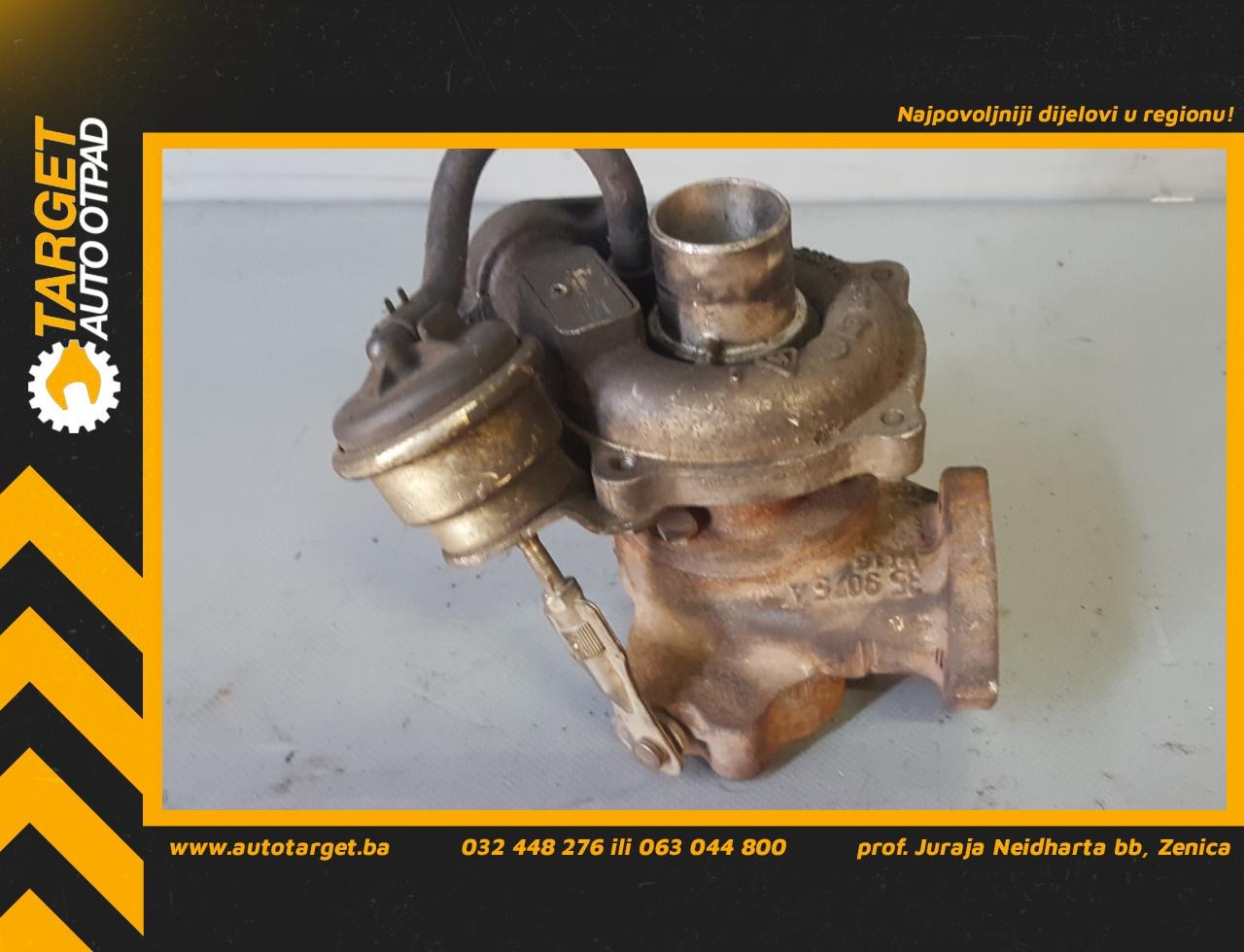 DIJELOVI TURBINA FIAT 500 > 07-15 73501343