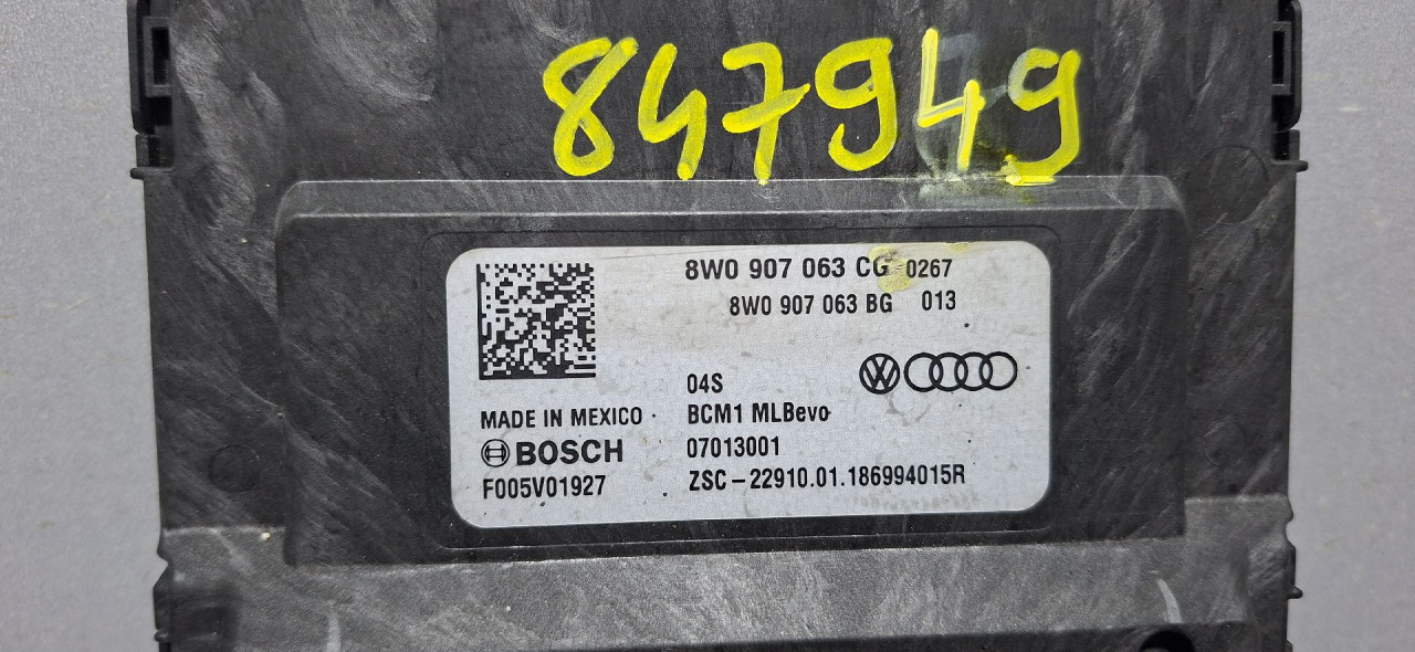 BCM ELEKTRONIKA AUDI Q5 (FY) > 17 - 20  8W0907063CG 08W0907063BG