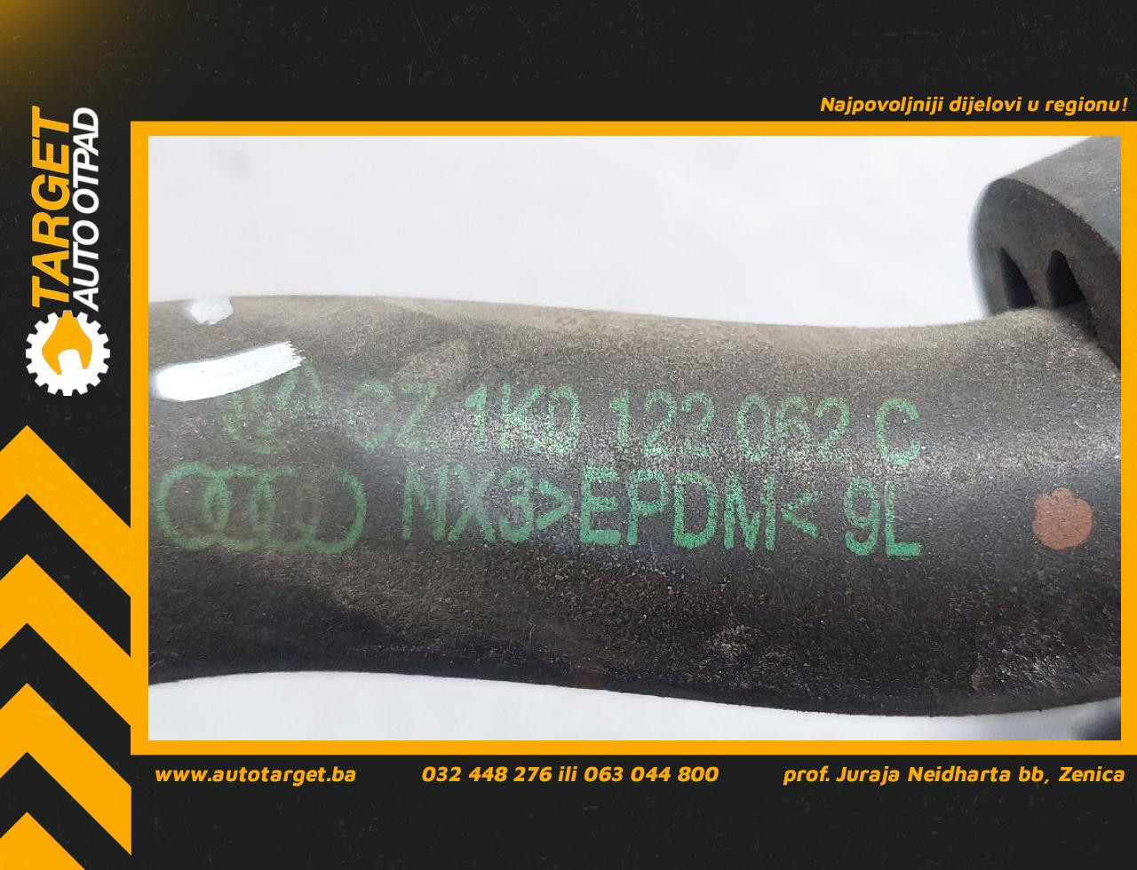 DIJELOVI CRIJEVO VW GOLF 6 > 08-12 1.6 1K0122062C