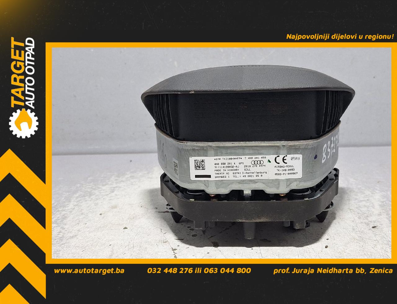 DIJELOVI AIRBAG VOLANA AUDI A6 4K > 18- 2.0 4N0880201K