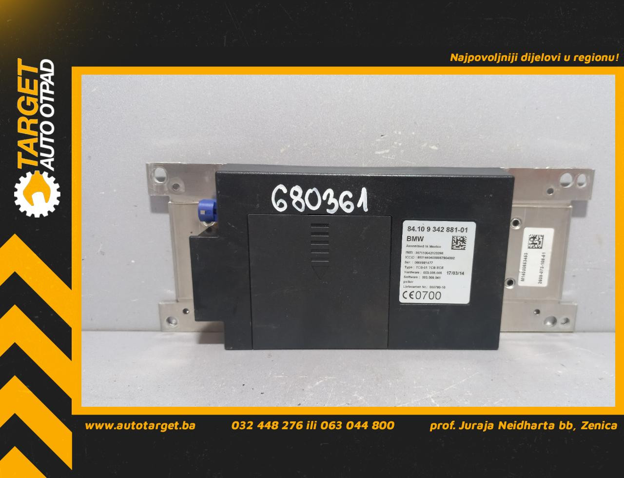 ELEKTRONIKA MODUL BMW SERIJA 3 (F30/F31) > 11-14 934288