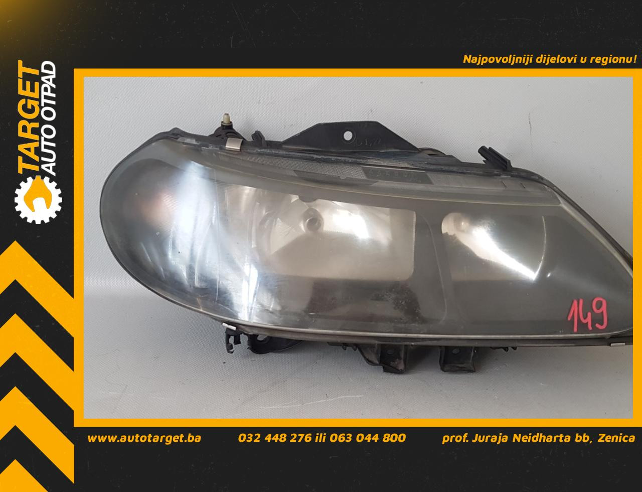DIJELOVI FAR RENAULT LAGUNA > 01-05 14942000R