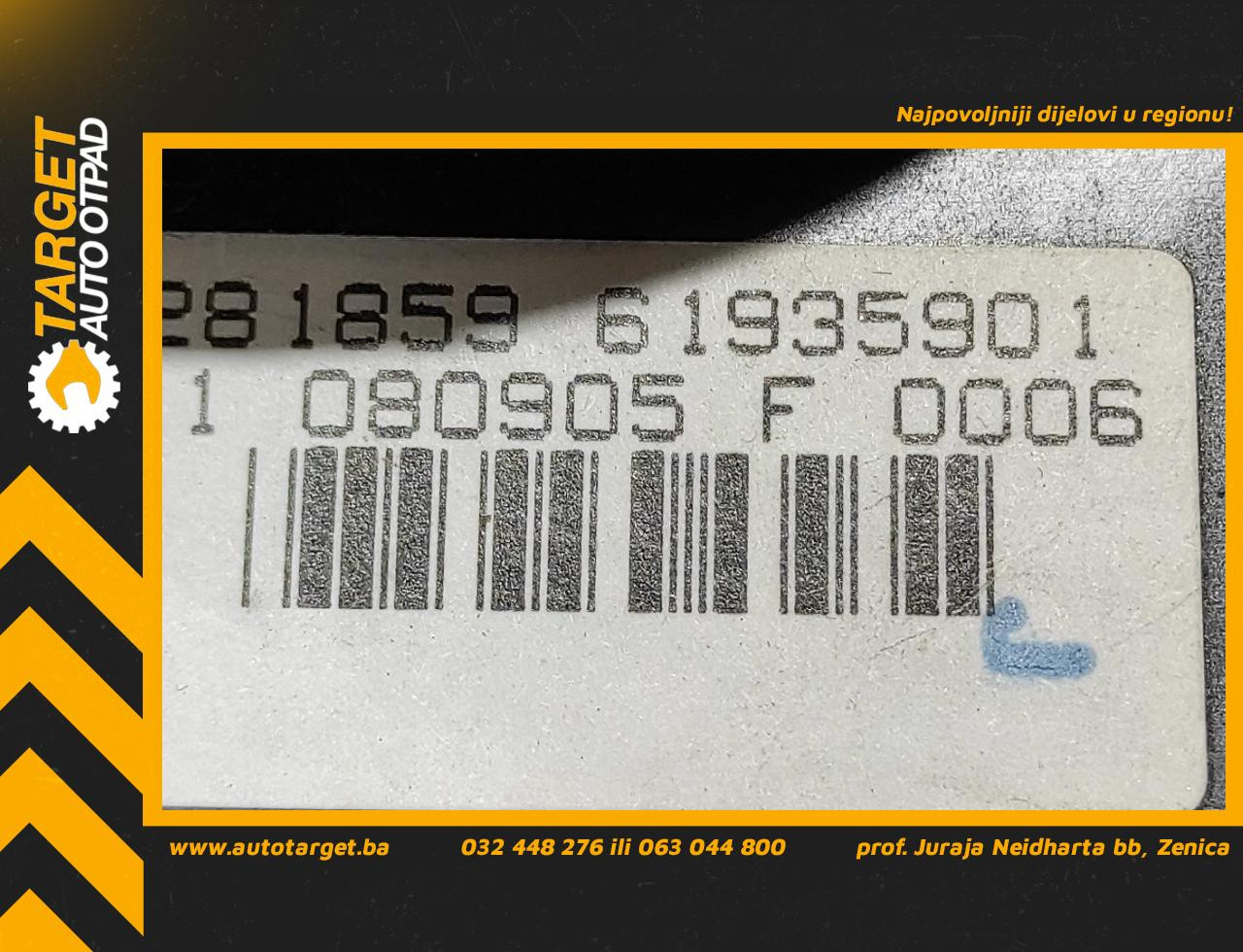 DIJELOVI SPULA VOLANA PEUGEOT 407 > 04-07 61935901