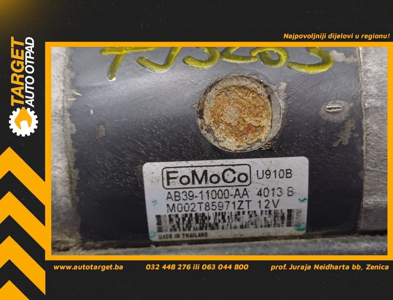 DIJELOVI ALNASER FORD RANGER > 11-15 2.2 AB3911000AA