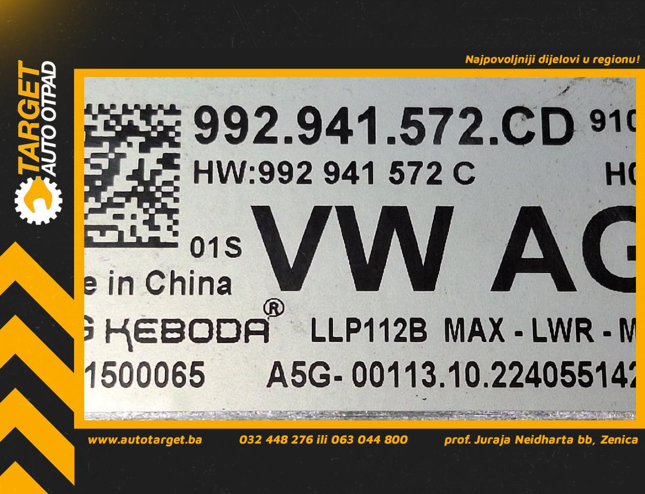 DIJELOVI BALAST FARA SKODA OCTAVIA > 19- 992941572CD