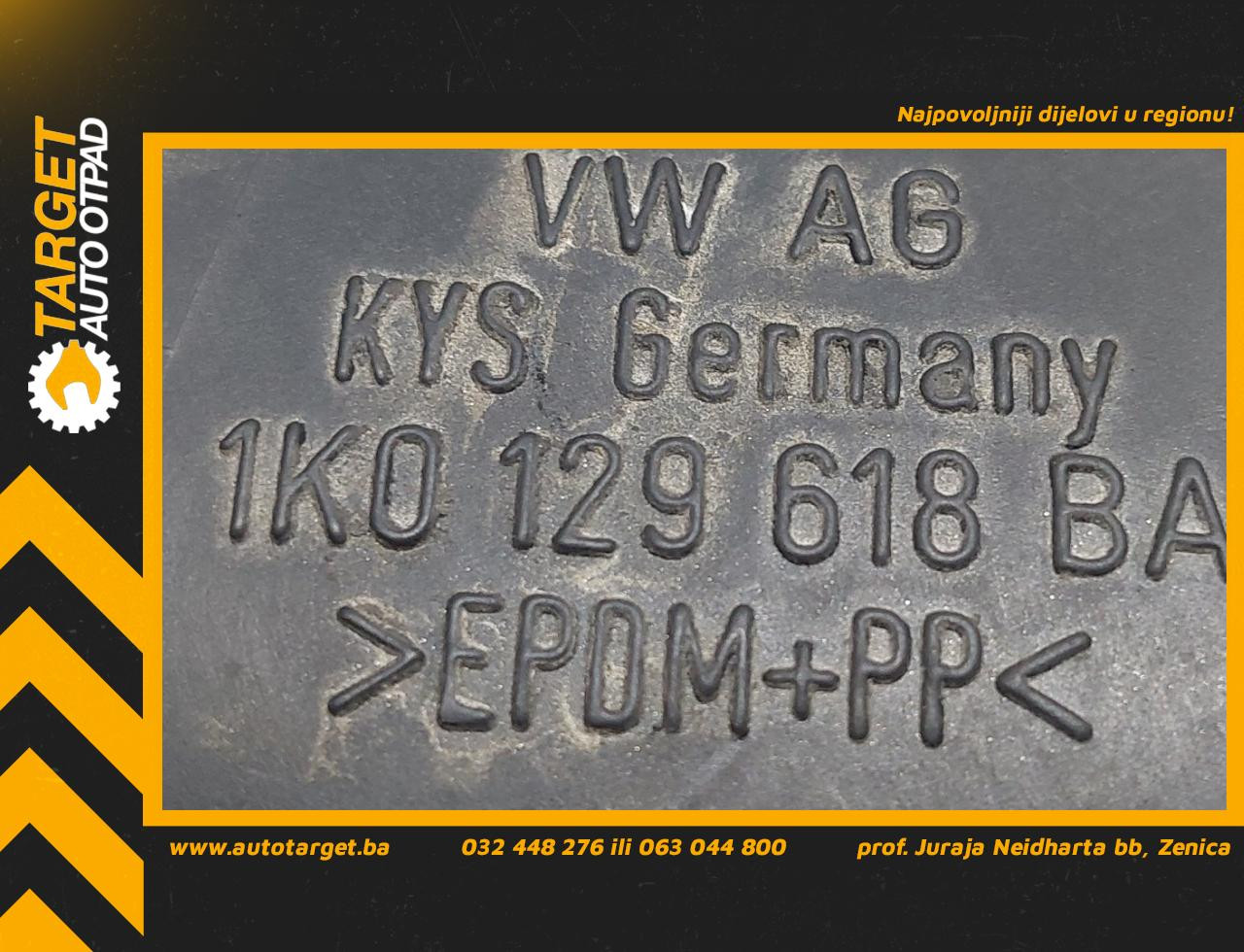 DIJELOVI CRIJEVO VW TOURAN > 03-06 1K0129618BA