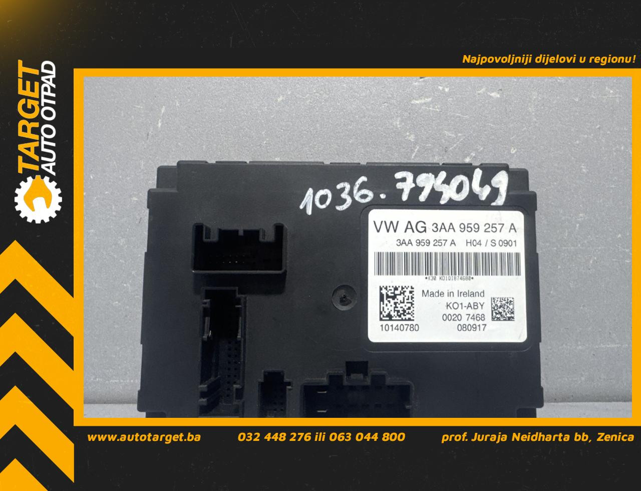 ELEKTRONIKA MODUL VW GOLF 7 FACELIFT > 16-20 3AA959257A