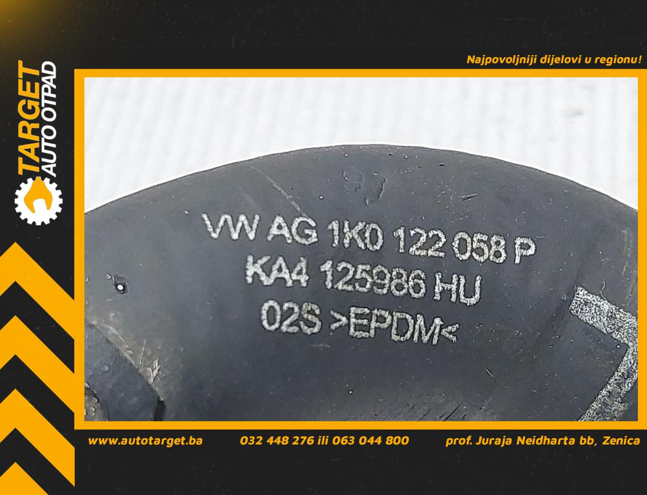 DIJELOVI CRIJEVO VW PASSAT B7 > 10-14 2.0 1K0122058P
