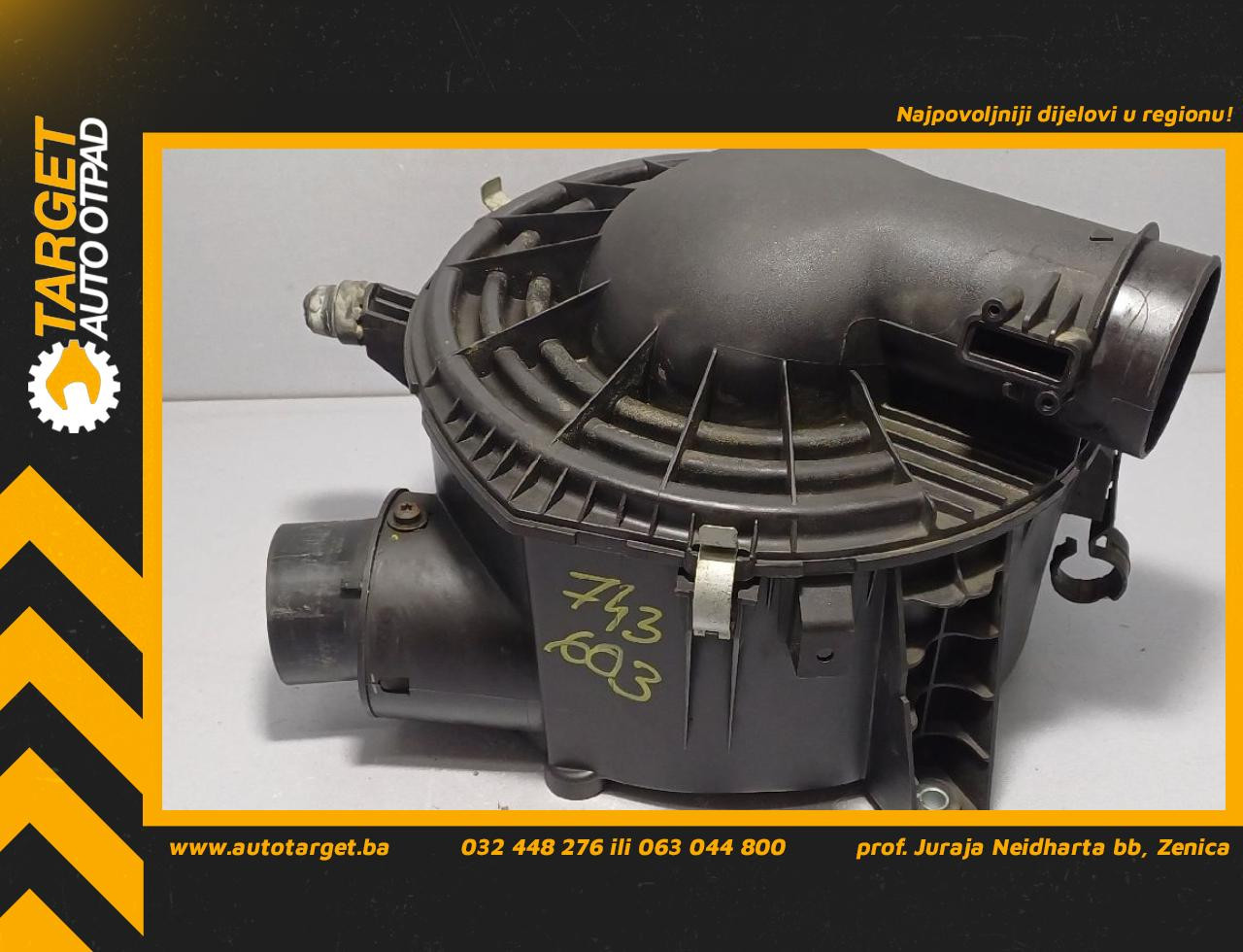 KUCISTE FILTERA ZRAKA FORD RANGER > 11-15 AB399A612BA