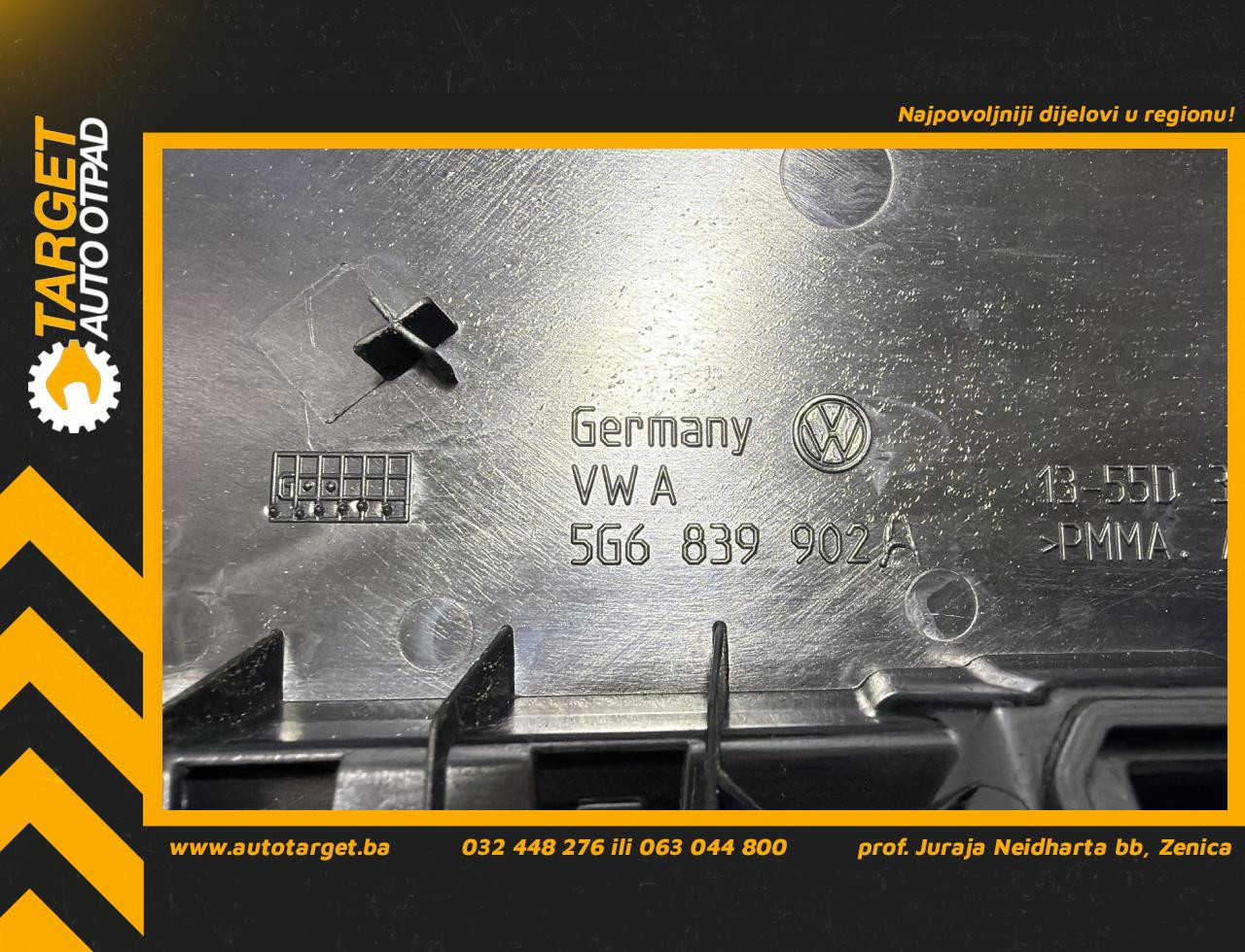 DIJELOVI LAJSNA VW GOLF 7 > 12-16 1.6 5G6839902A